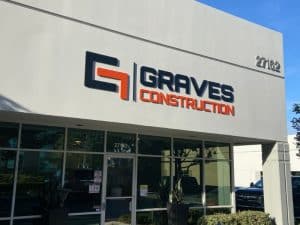 Covina Business Signs 3D building lettering in fullerton ca client 300x225