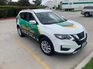Custom 3M vehicle wraps for advertising in buena park, ca