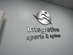 custom office wall logo sign