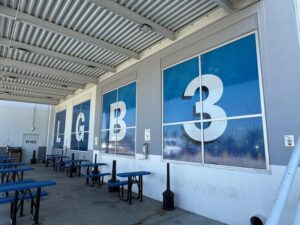 Commerical window graphics that allow you to see out in Anaheim, ca