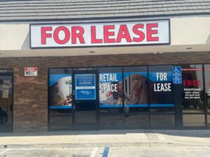 retail for lease signs and graphics in anaheim, ca