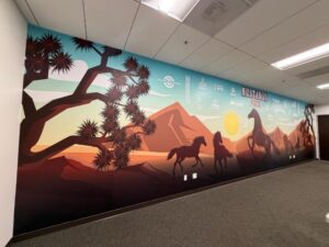 Training Room Wall wraps and printed wallpaper for offices in orange county, ca