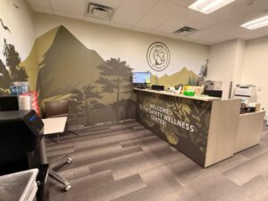 Safety and Wellness Center wall graphics in Ontario, ca